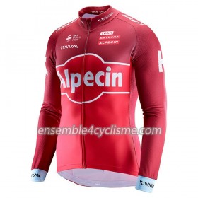 Maillot Cyclisme 2017 Team Katusha-Alpecin Manches Longues N001